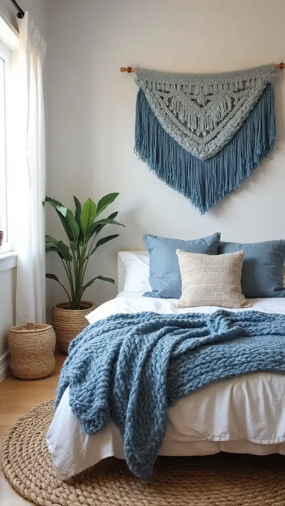 cozy layered bohemian sanctuary