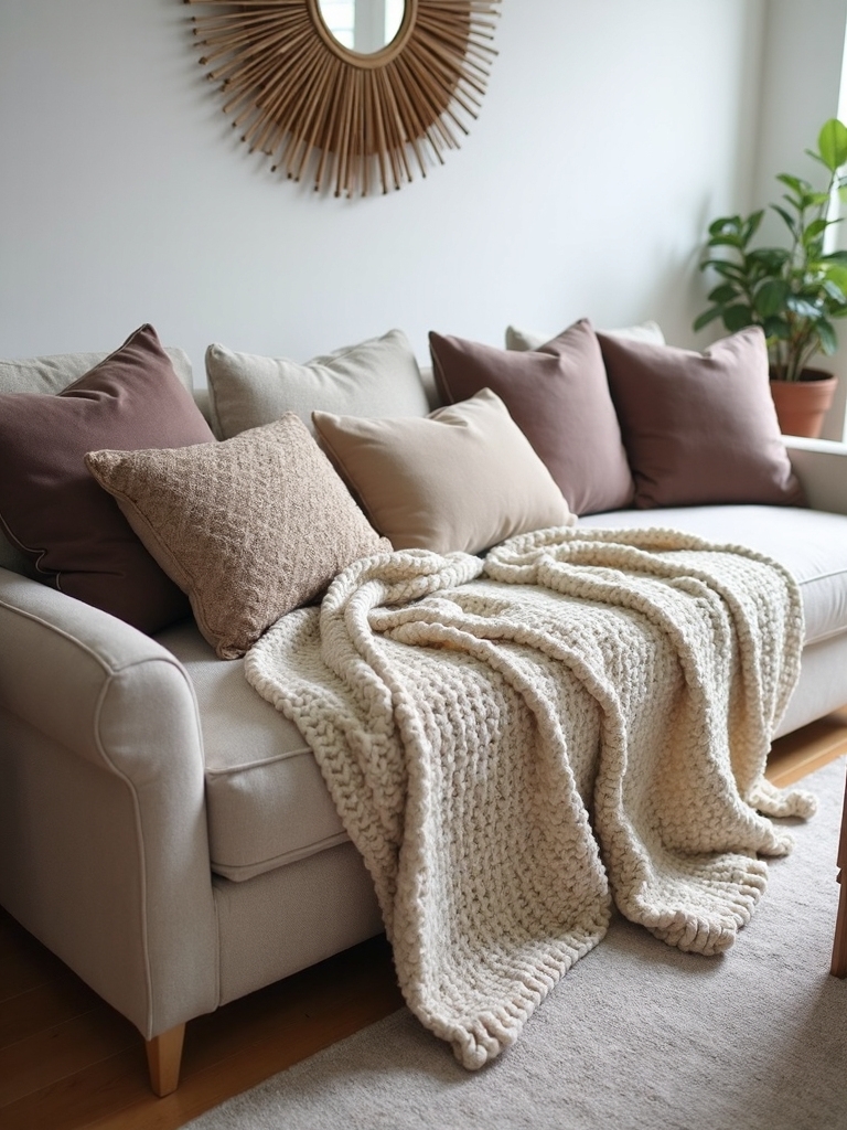 cozy layered textural inviting