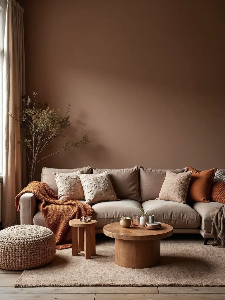 cozy layered textured sophisticated