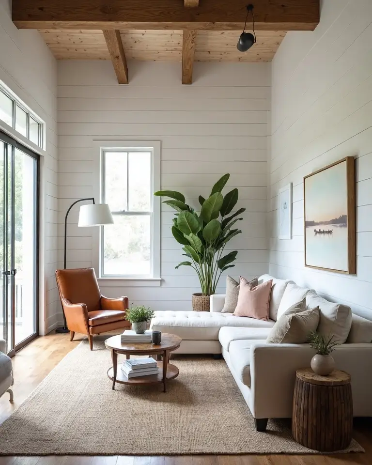 cozy modern farmhouse living charm