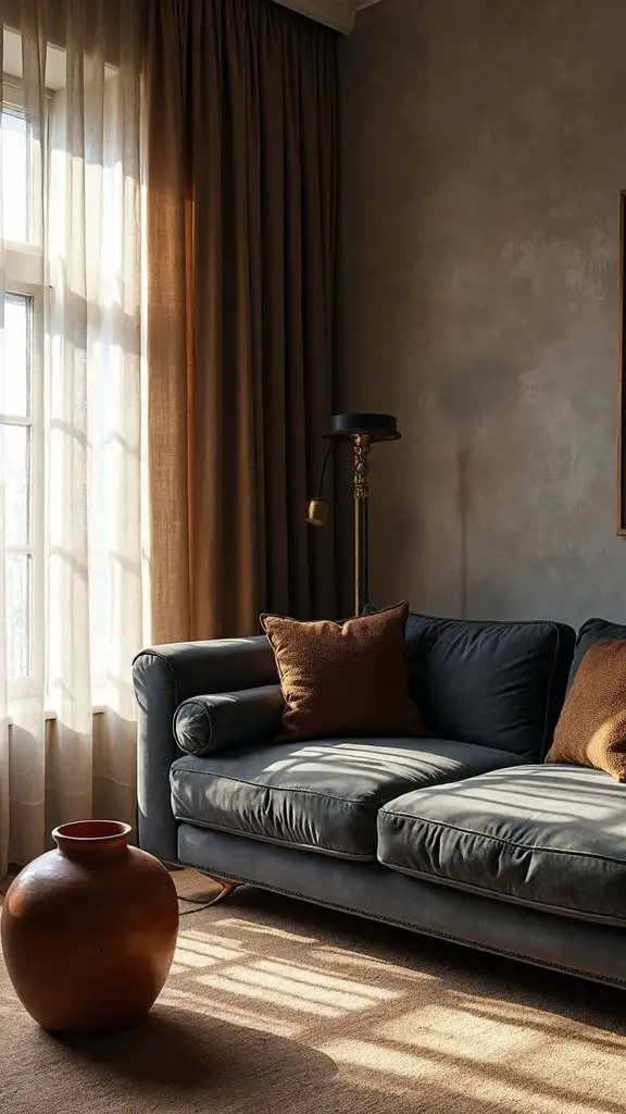 cozy moody sophisticated natural