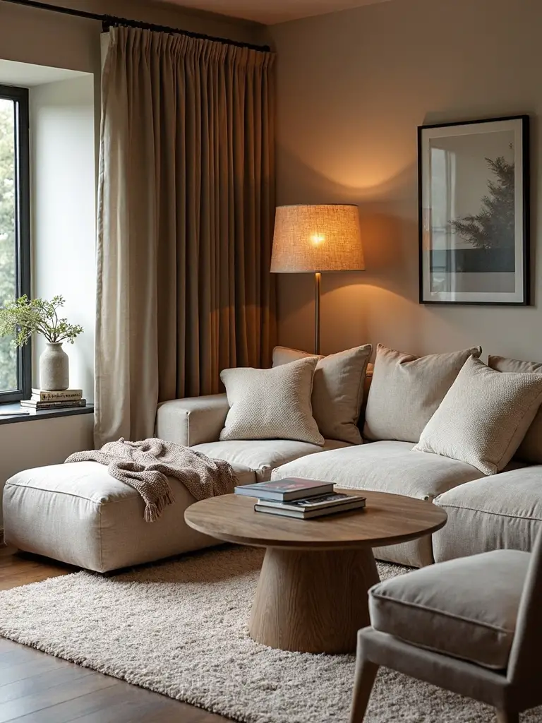 cozy plush cushiony comfortable furniture