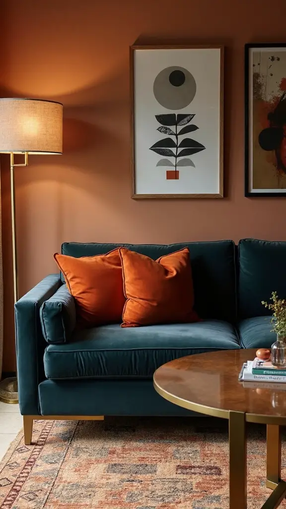 cozy sophisticated organic living room
