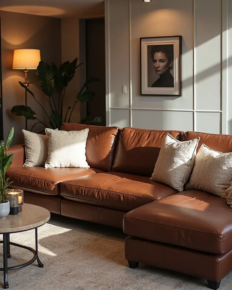 23 Coffee Brown Couch Living Room Ideas for Cozy, Stylish Homes