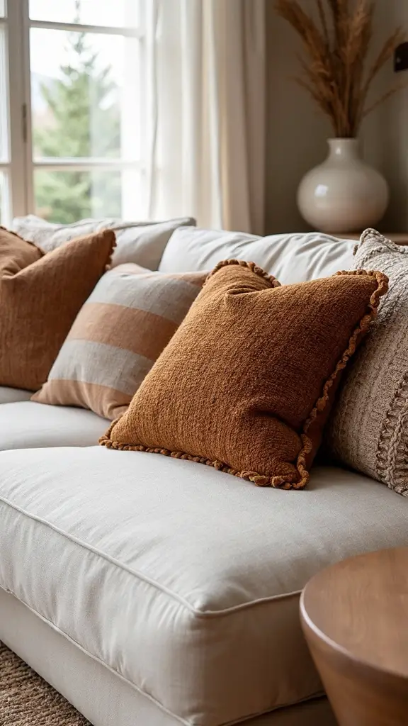 cozy textured earthy layered