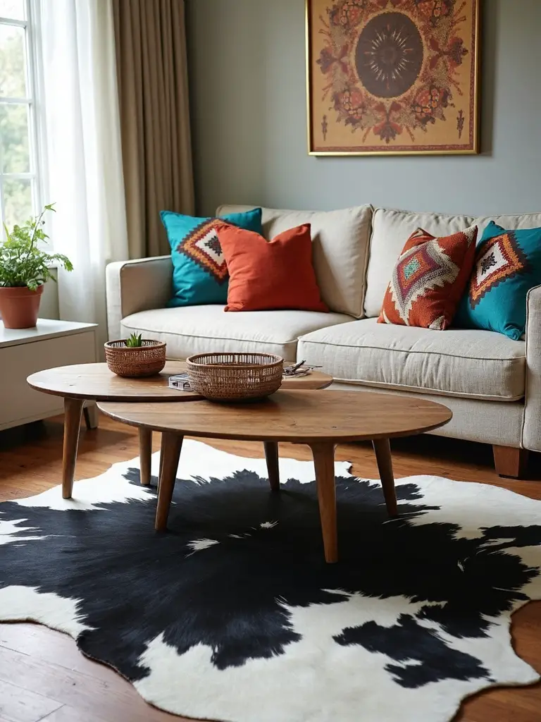 cozy western inspired rustic chic layered design