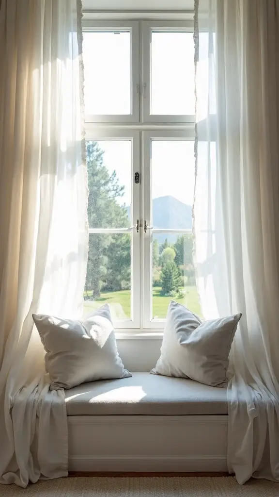 cozy window seat comfort