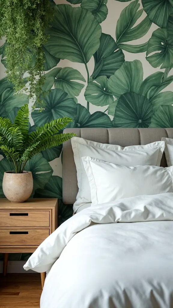 crisp white lively green elegant nature