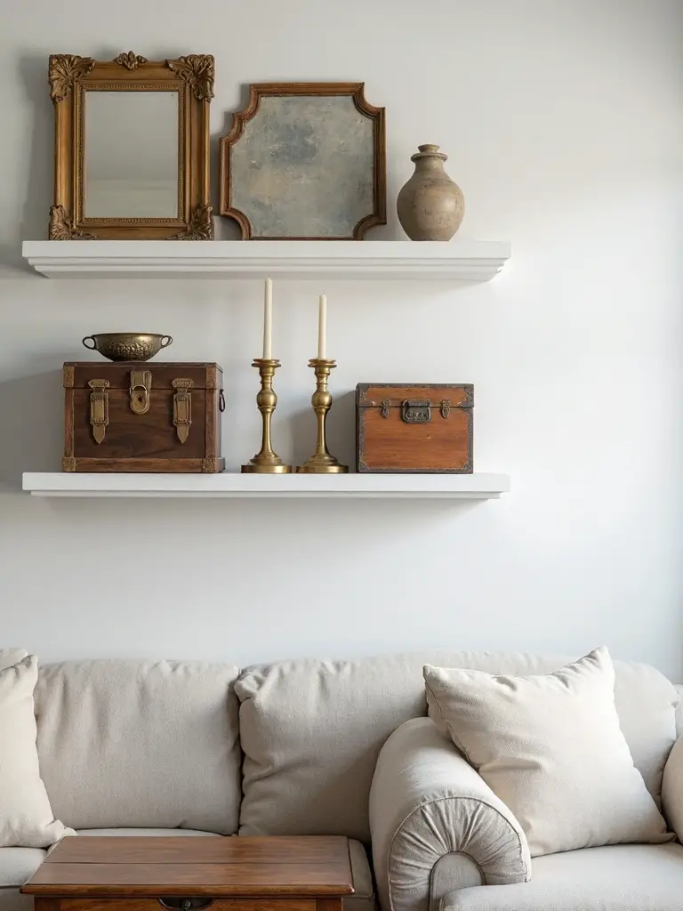 curate unique vintage decor displays