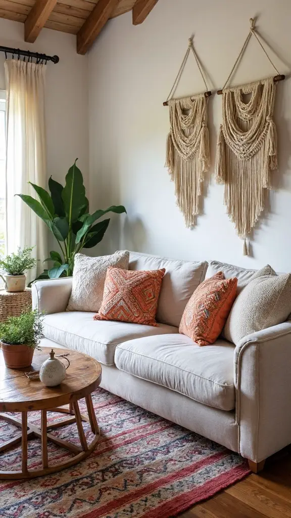curated bohemian pattern layering