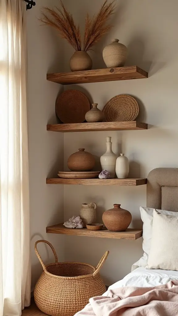 curated bohemian personal display