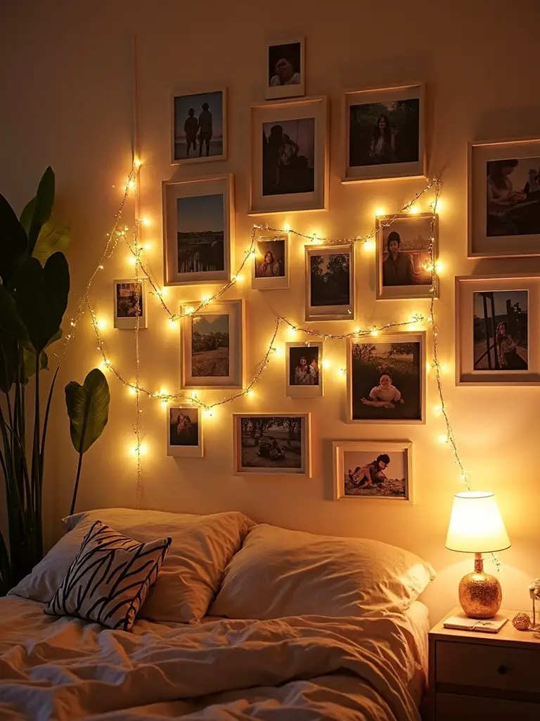 curated personal gallery wall