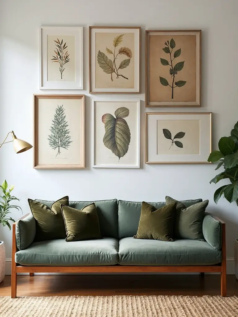 curated visually captivating wall gallery displays