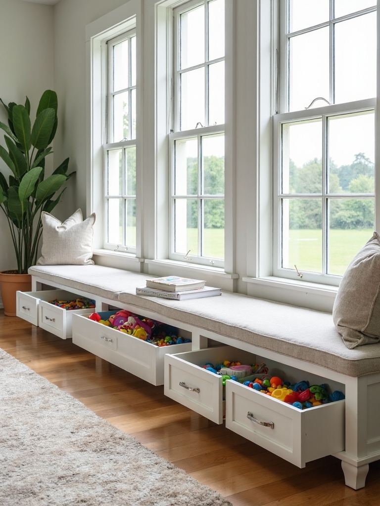 customized dual purpose storage benches