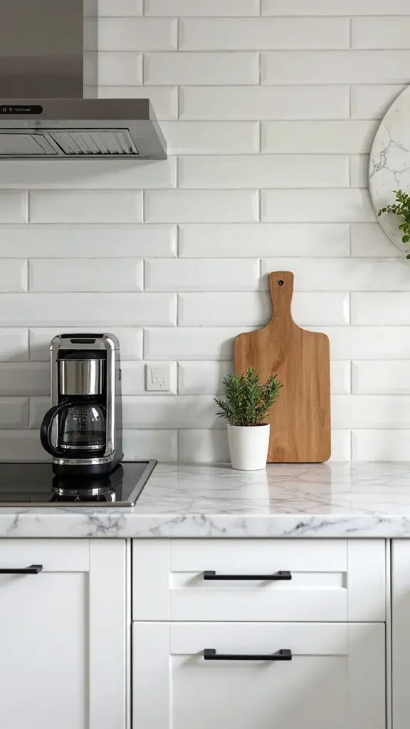declutter countertops for spacious kitchen impact