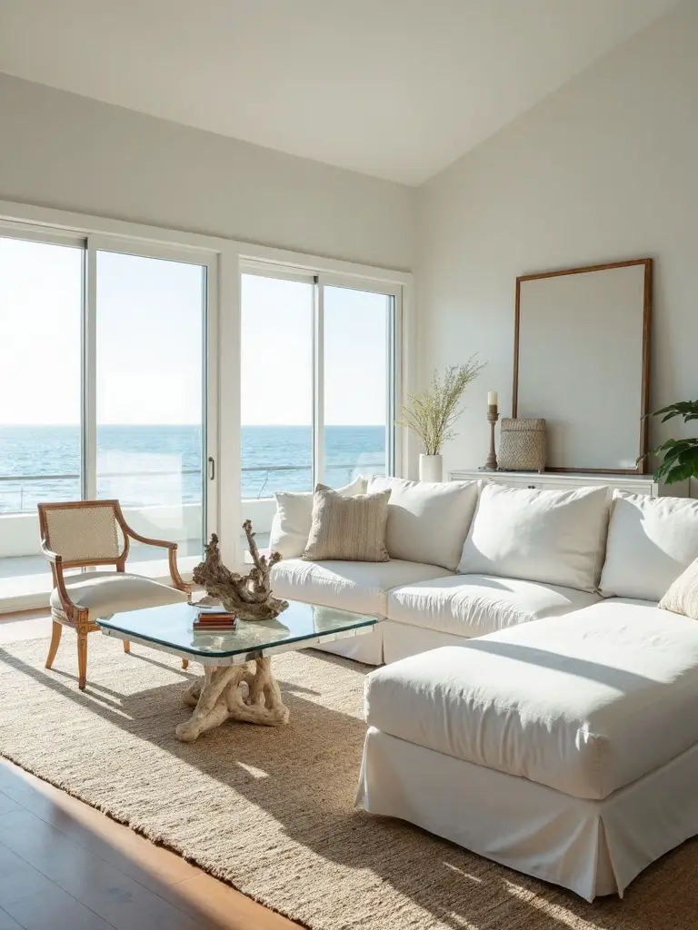 declutter for airy beach ambiance