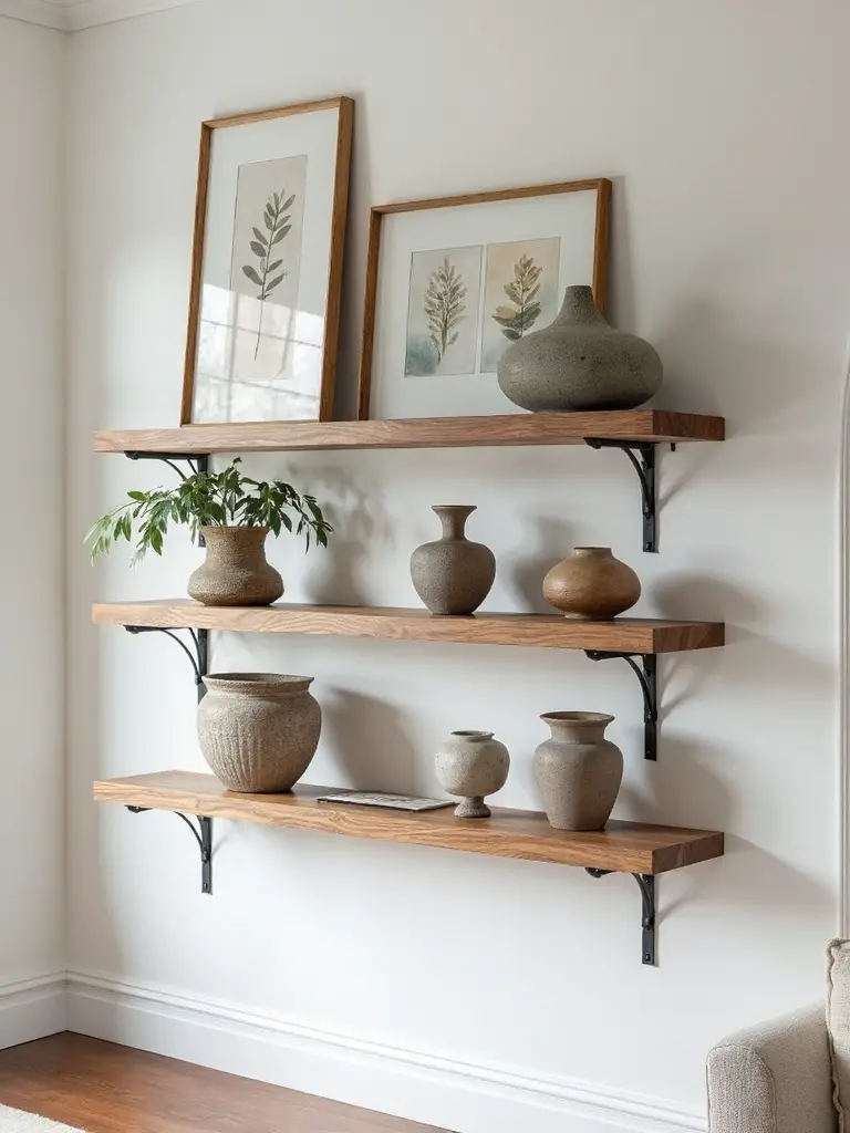 decorative layered wall displays