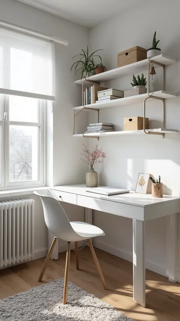 desk positioning promotes productivity and balance