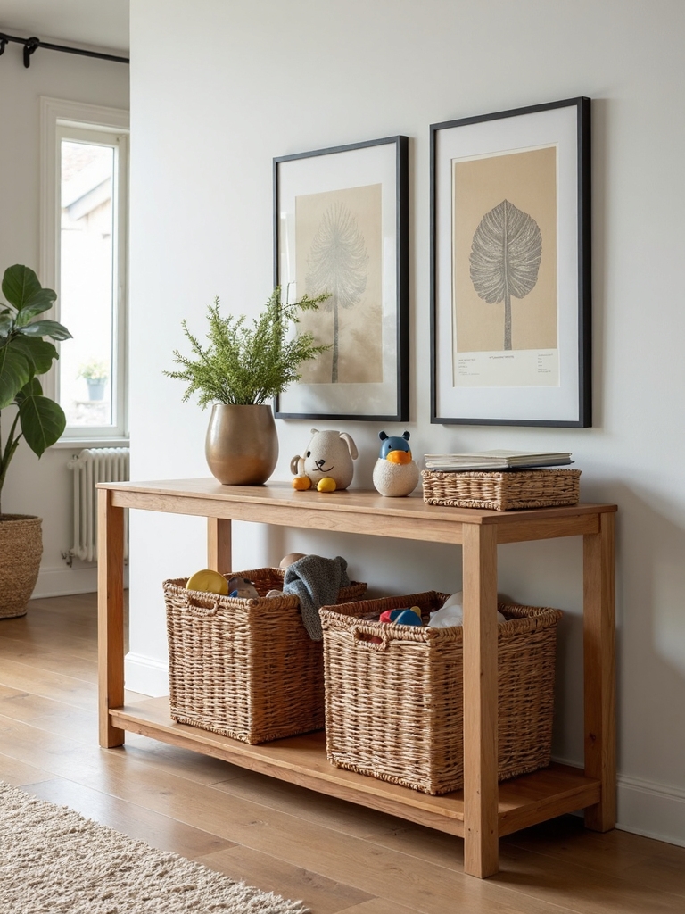 discreet storage for child s playthings