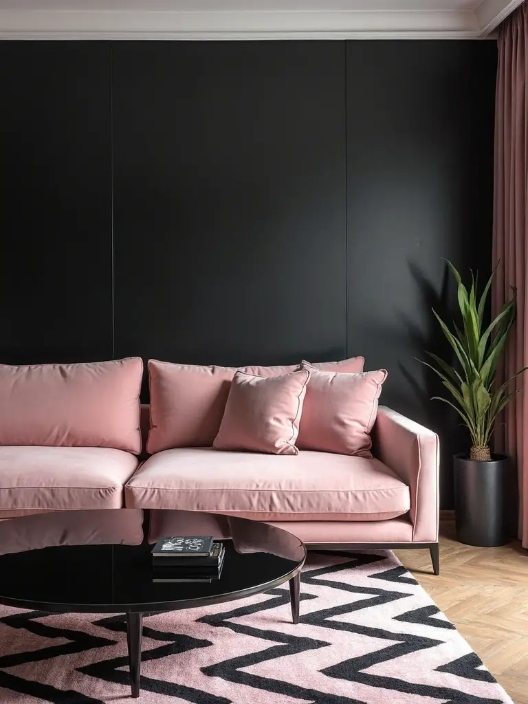 dramatic monochrome sophistication through bold contrasts