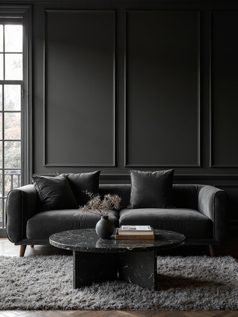 dramatic refined monochromatic sophisticated