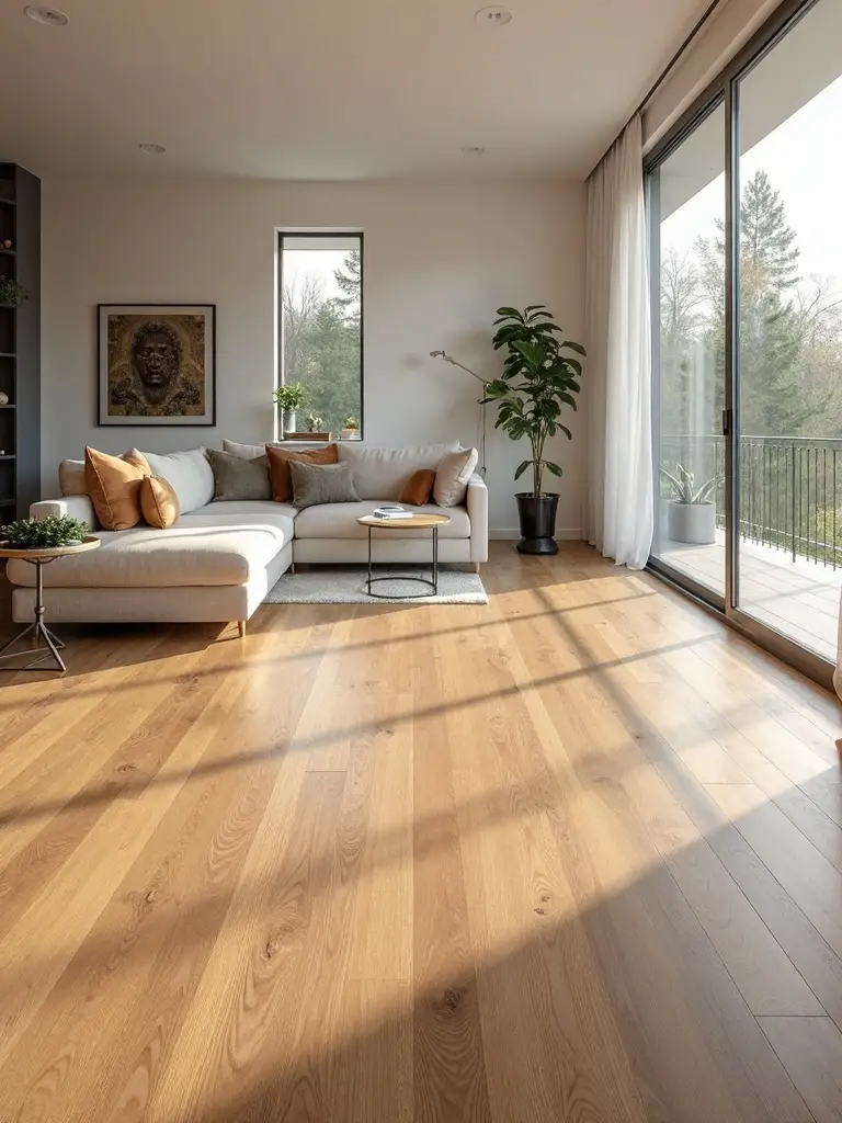 durable wood like porcelain living area solution