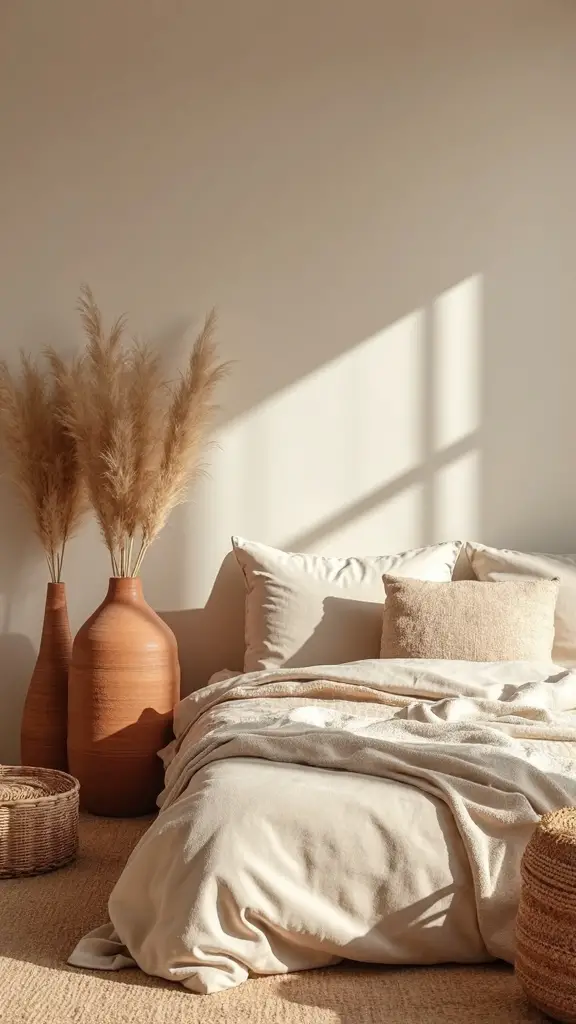 earthy beige terracotta desert oasis
