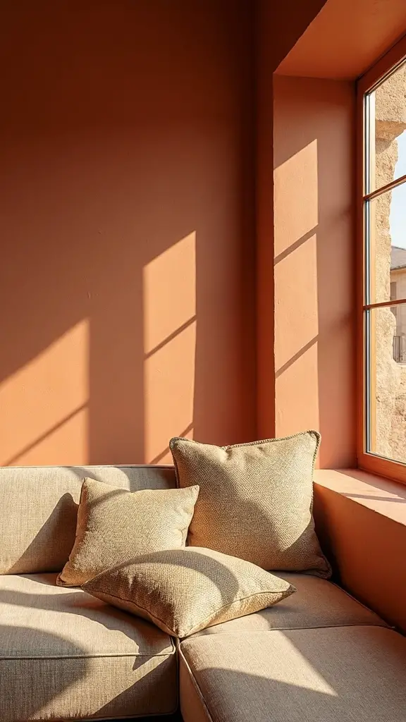 earthy textural warm serene