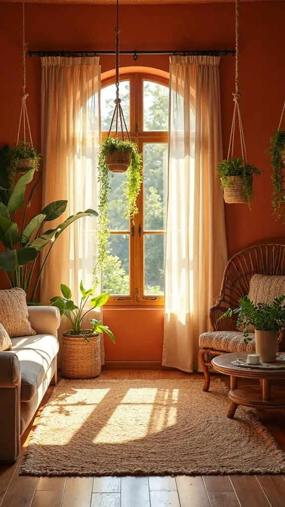 earthy textured botanical sanctuary