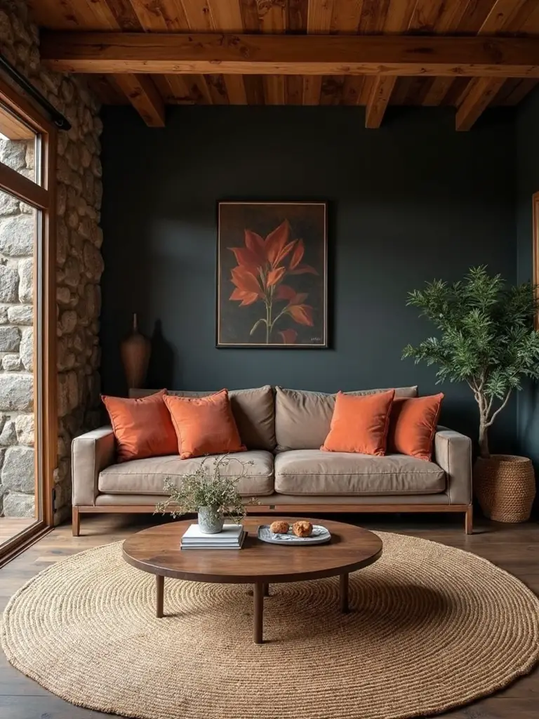 earthy warm textured grounded