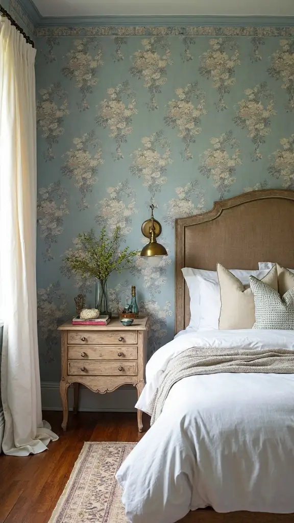 eclectic curated vintage blue