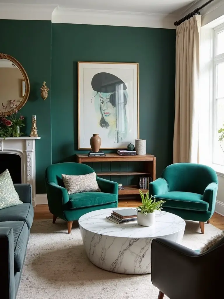 eclectic mismatched bohemian inspired conversational
