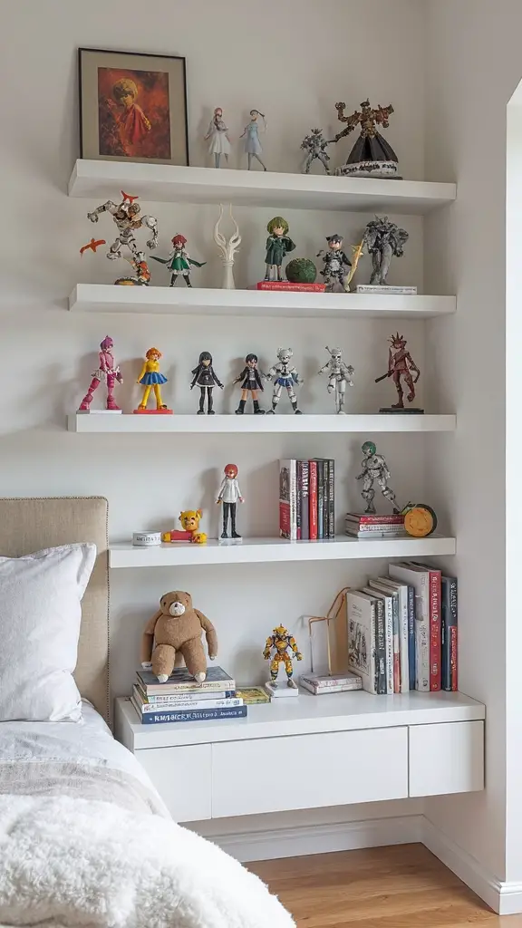 elegant anime collectible showcase