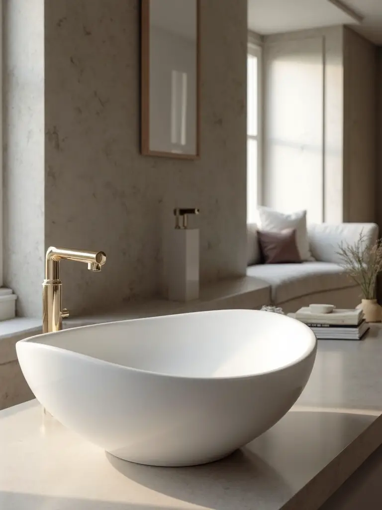 elegant flowing sophisticated organic