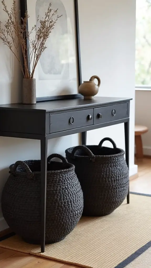 elegant functional storage baskets