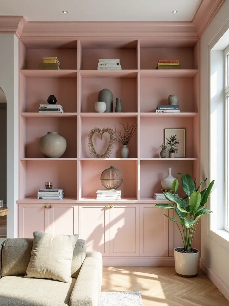 elegant pink storage solutions