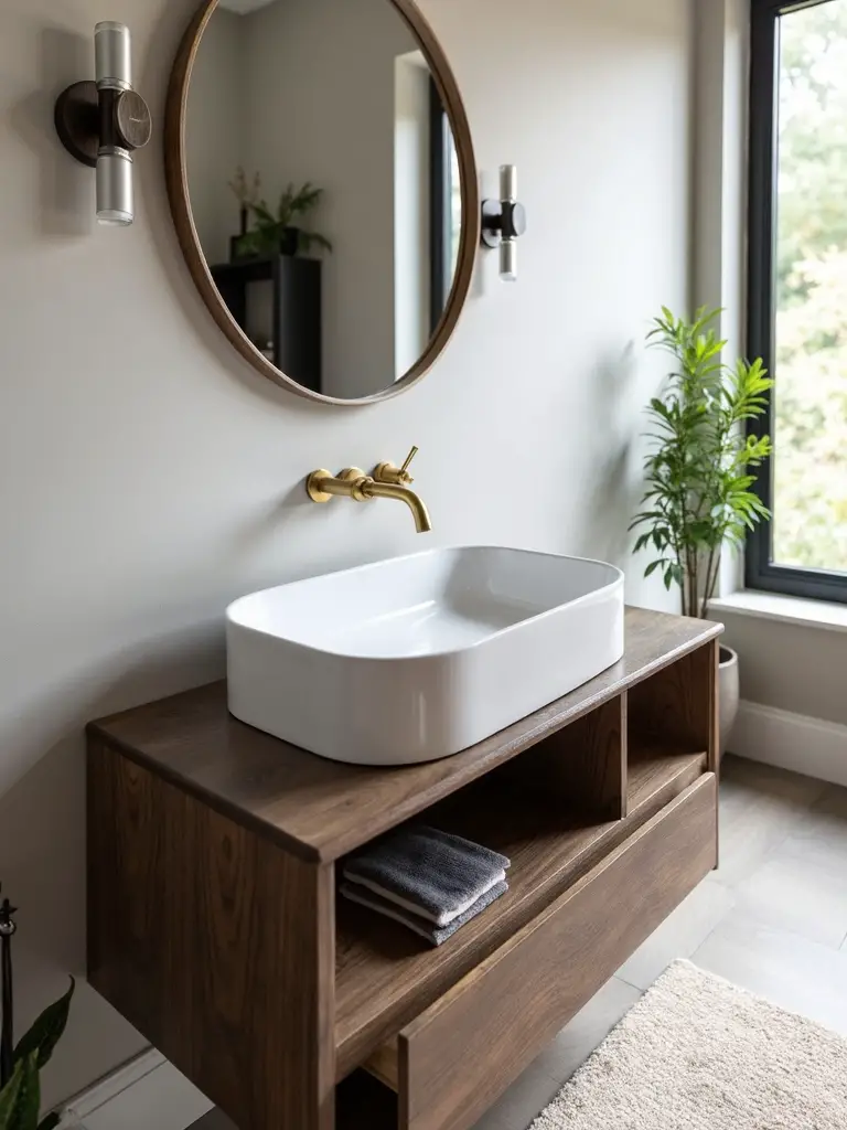 elevated concealed storage refined focal point