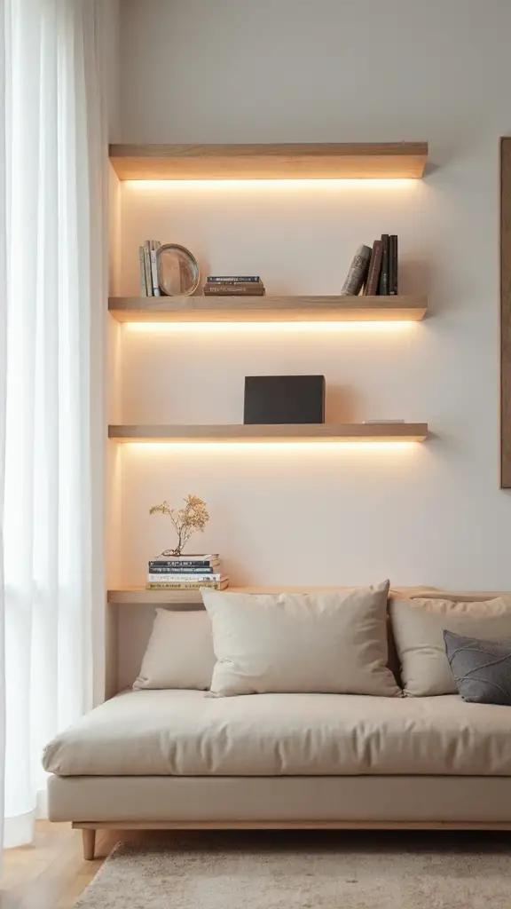 ethereal minimalist illuminating uncluttered