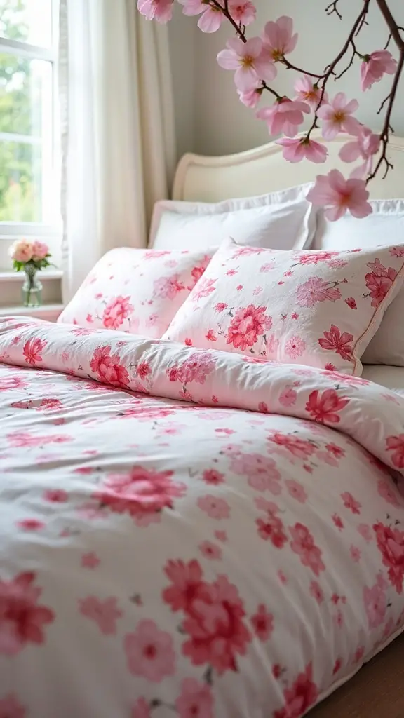 fanciful breathable reversible adaptable floral bedding