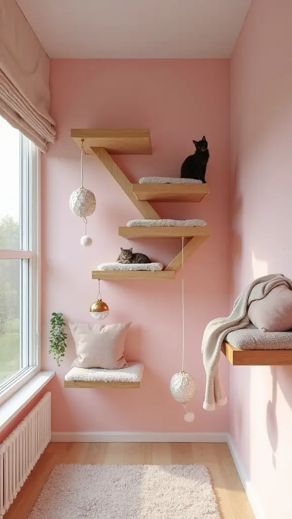 feline indoor climbing entertainment habitat