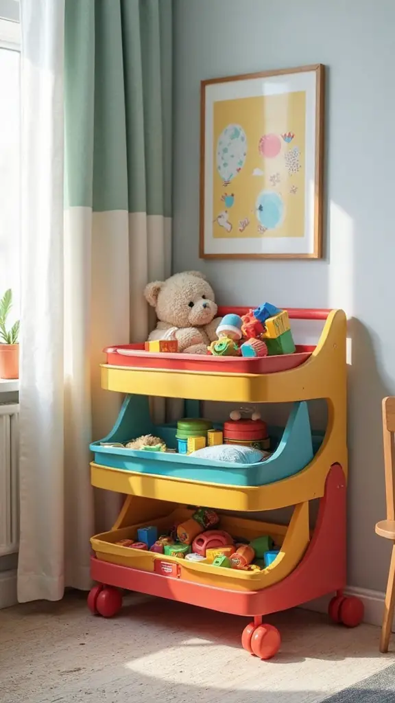 flexible customizable mobile toy storage solutions