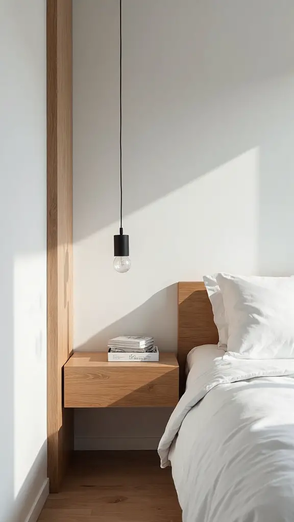 floating side table space saving solution