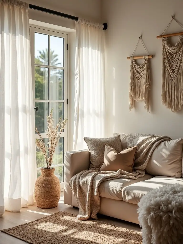 flowing fabrics draped textiles bohemian charm