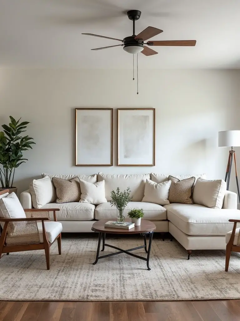 furniture scale defines farmhouse ambience