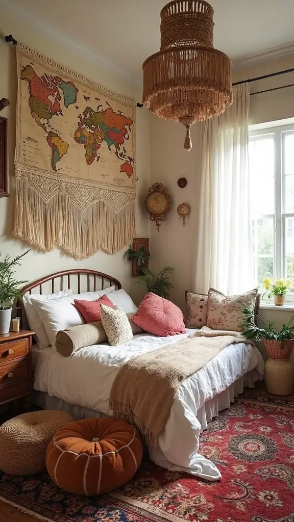 globally inspired boho worldly sanctuary
