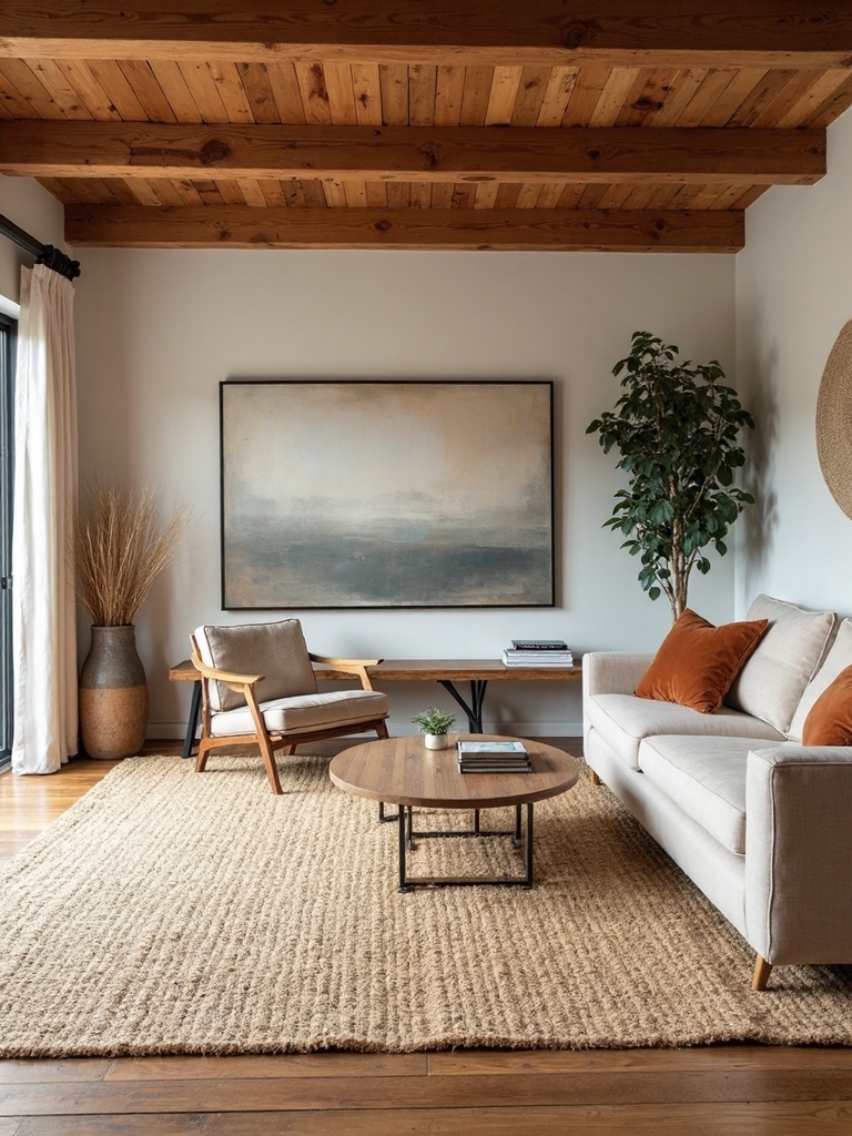 grounded natural textured anchoring
