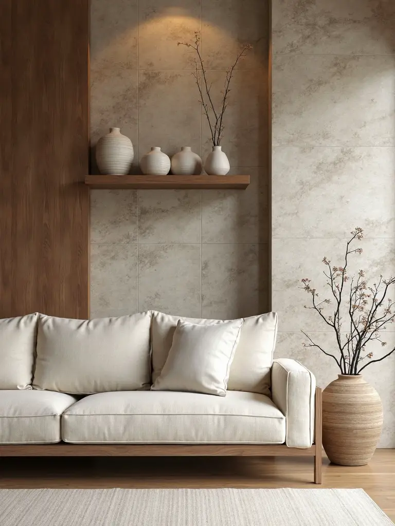 harmonious contrast handcrafted textures