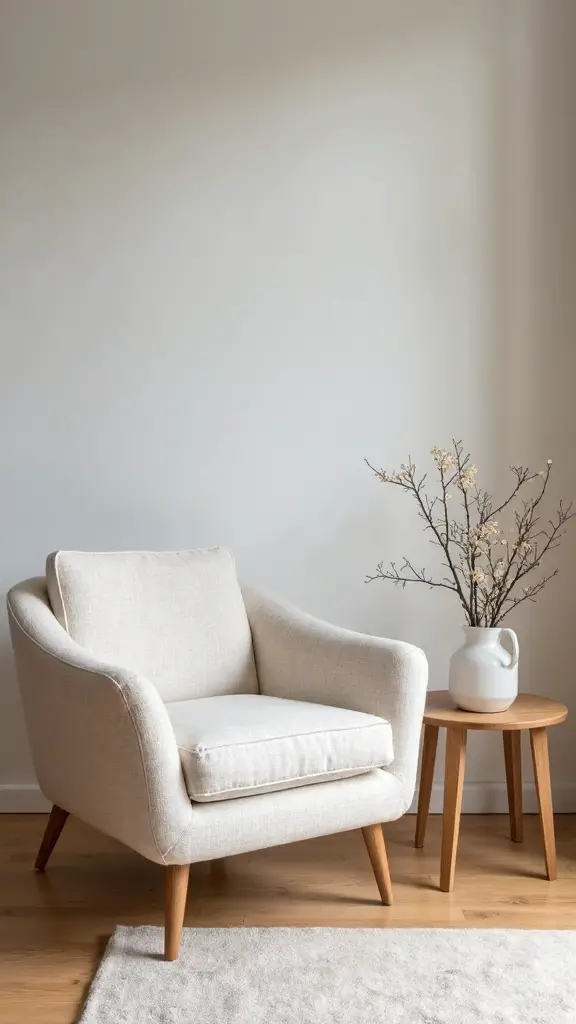 harmonious japandi living room furnishings