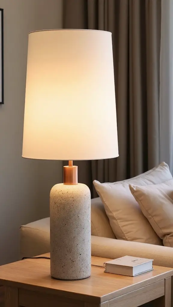 harmonious material interplay for japandi lighting