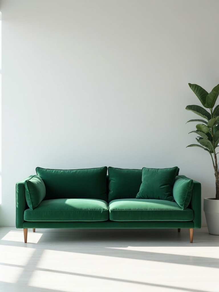 intentionally designed minimalist living space